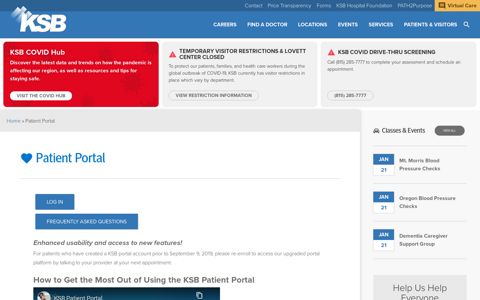 Patient Portal - KSB Hospital