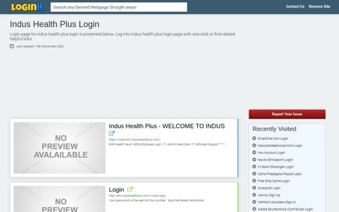 Indus Health Plus Login - Loginii.com