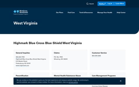West Virginia - Blue Cross and Blue Shield's Federal ...