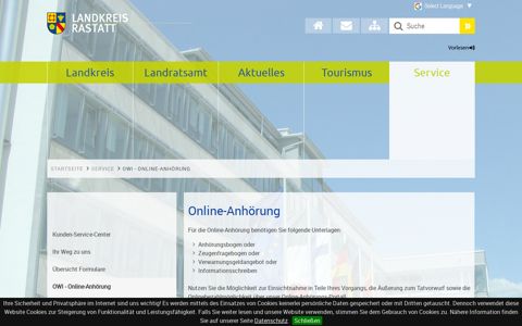 OWI - Online-Anhörung - Landratsamt Rastatt