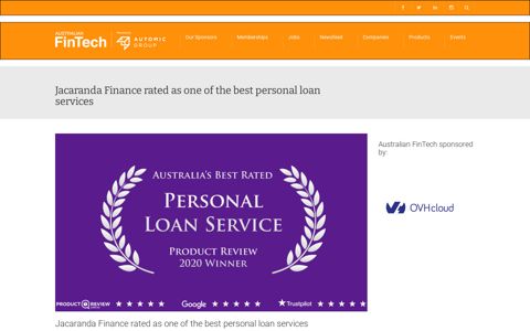 Jacaranda Finance rated as one of the best personal loan ...