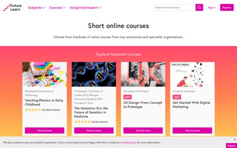 Browse Free Online Courses - FutureLearn