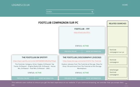 footclub compagnon sur pc - General Information about Login