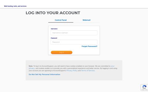 Webmail - AccountSupport - Account Login