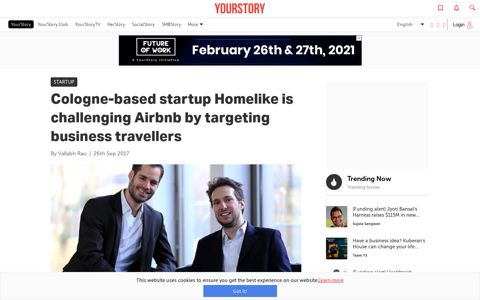 Cologne-based startup Homelike is challenging Airbnb by ...