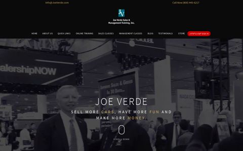 Automotive Online Sales & Management Training | Joe Verde ...