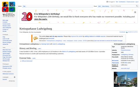 Kreissparkasse Ludwigsburg - Wikipedia