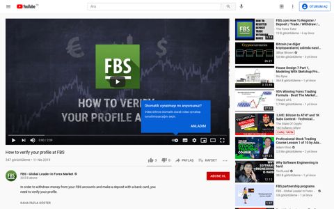 How to verify your profile at FBS - YouTube