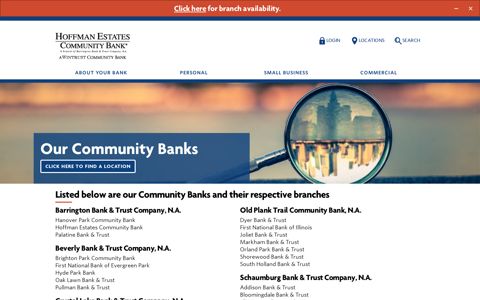 Wintrust Community Banks | Hoffman Estates Community Bank