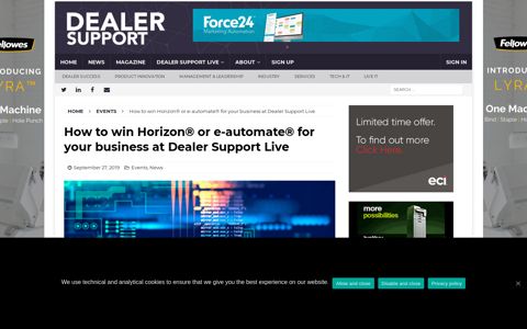 How to win Horizon® or e-automate® for your business at Dealer ...