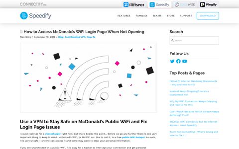How to Access McDonald's WiFi Login Page When Not ...