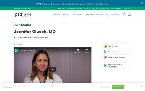 Jennifer Glueck, MD | Rush System