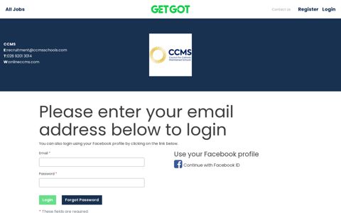 Login - GetGot™ Portal – Ireland, Northern Ireland and UK ...