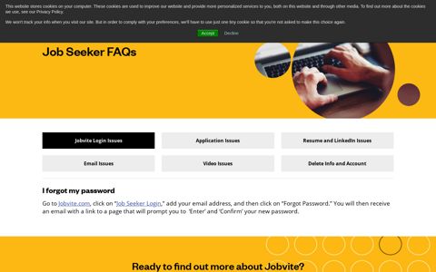 Job Seeker FAQs and Support - Jobvite
