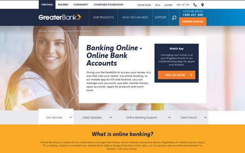 Online Banking | Greater Bank Limited