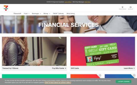 Financial Services for Customers & Businesses | 7-Eleven
