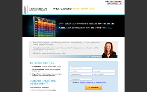 Fascination Advantage Personality Test - How to Fascinate