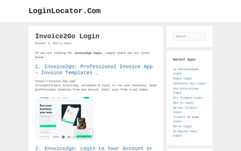 Invoice2Go Login - LoginLocator.Com