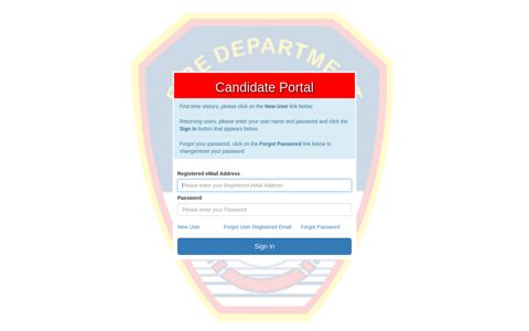 Weclome to FDNY Candidate Portal