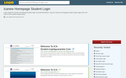 Icanew Homepage Student Login - Loginii.com