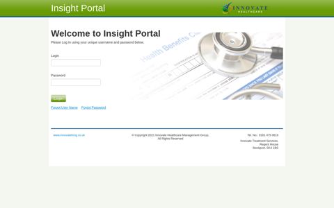 Insight Portal - Login