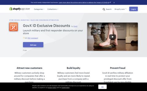 GovX ID Exclusive Discounts – Ecommerce Plugins for Online ...