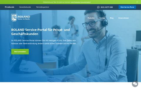 Service | ROLAND Rechtsschutz