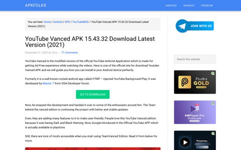 YouTube Vanced APK 15.43.32 Download Latest Version ...