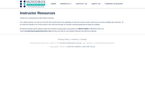Instructor Resources - Hondros Learning