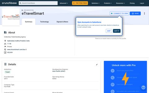 eTravelSmart - Crunchbase Company Profile & Funding