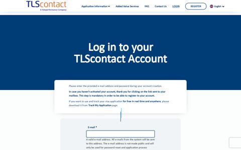 Login - TLScontact