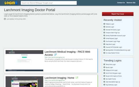Larchmont Imaging Doctor Portal - Loginii.com