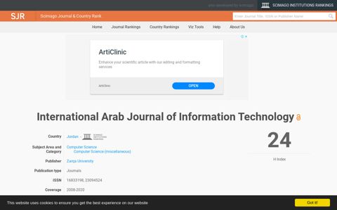 International Arab Journal of Information Technology