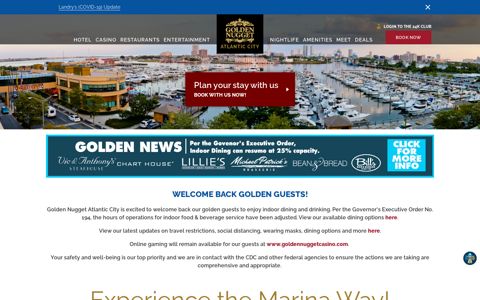 Atlantic City Hotel & Casino | Golden Nugget Atlantic City