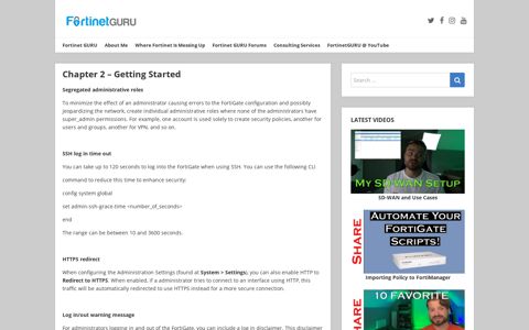 Chapter 2 – Getting Started – Page 19 – Fortinet GURU