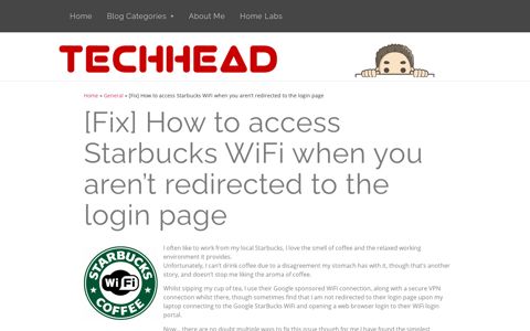 [Fix] How to access Starbucks WiFi when you aren't redirected ...