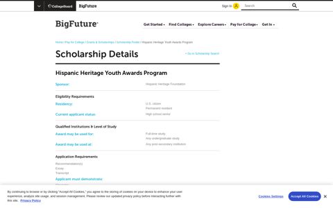 Hispanic Heritage Youth Awards Program | Scholarships for ...