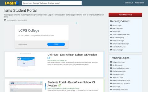 Isms Student Portal - Loginii.com