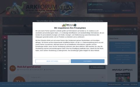 Mods Auf gportal server - Archivbereich - ARK Forum | ATLAS ...