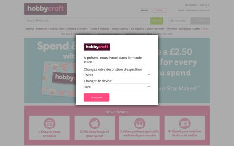 Spend and Save - Hobbycraft