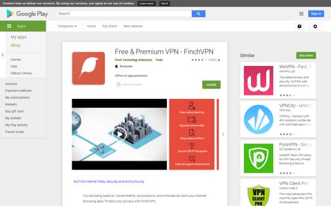 Free & Premium VPN - FinchVPN - Apps on Google Play