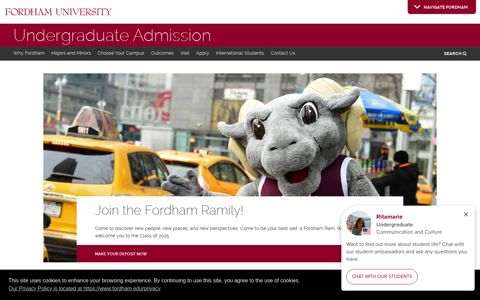 Admitted Students | Fordham