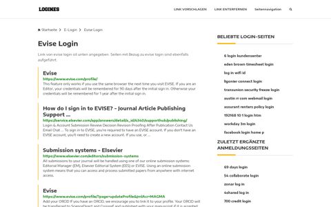 Evise Login | Allgemeine Informationen zur Anmeldung