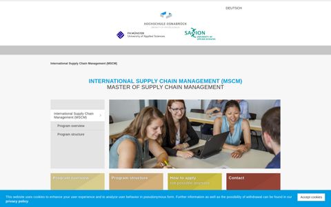 International Supply Chain Management (MSCM ...