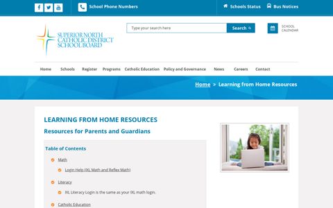 Learning from Home Resources
