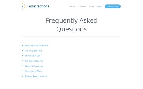 FAQs | Educreations