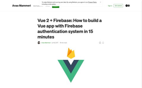 How to build a Vue app with Firebase authentication ... - Medium