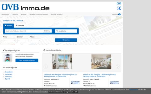 Alle Immobilien in Rosenheim finden bei OVBimmo.de