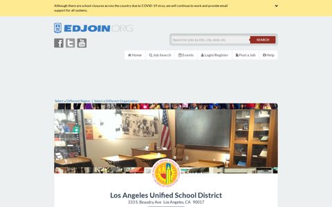 Los Angeles Unified School District Job Portal - EdJoin
