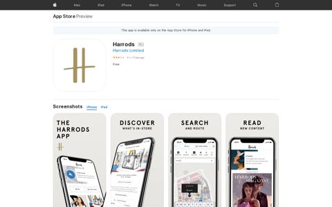 ‎Harrods on the App Store